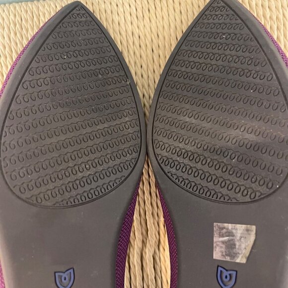 Rothys Womens Purple Pointed Toe Flats Size 10 Sustainable Quiet Luxury Shoes - Picture 11 of 11